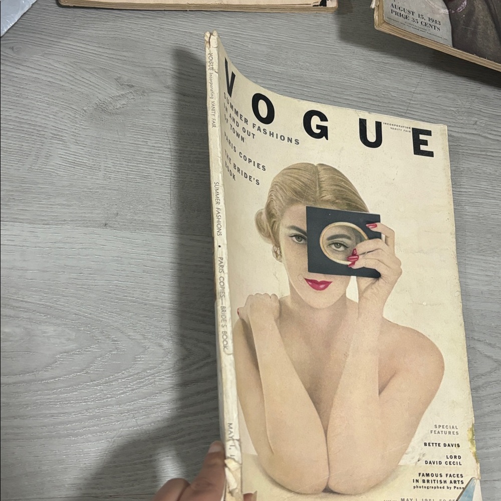 Vintage Vogue Magazine Cover Art - Picture 2 of 3